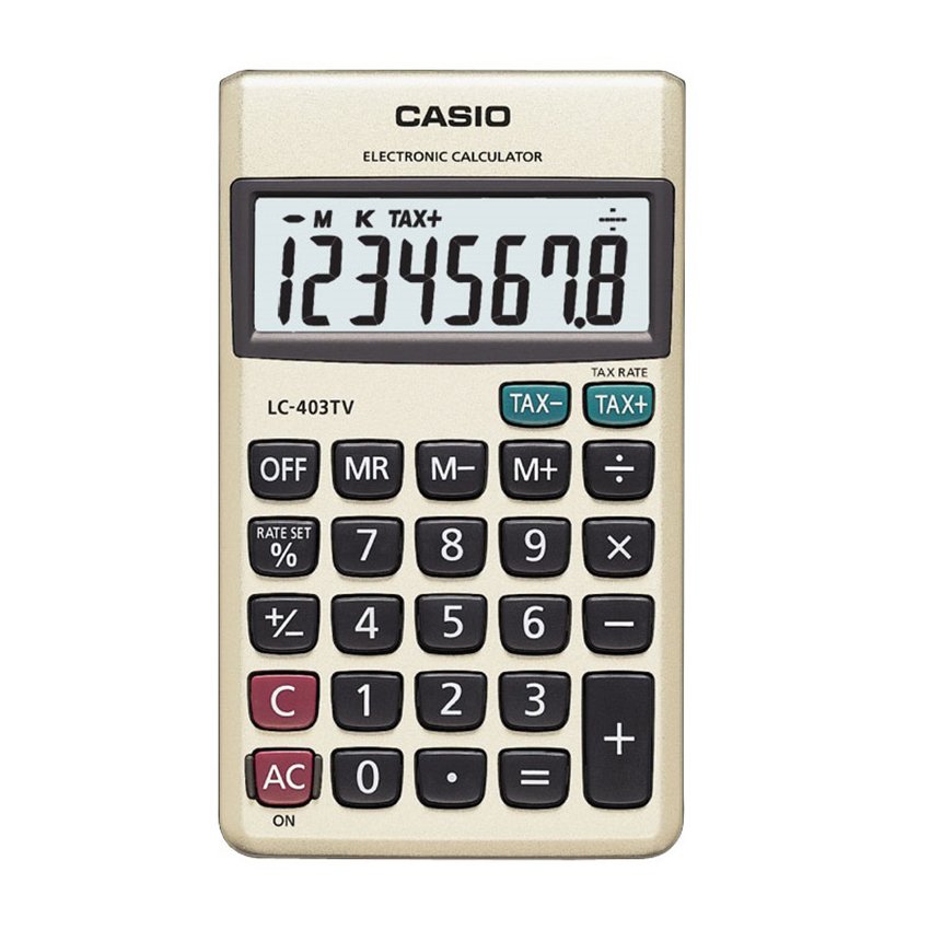 Máy tính casio LC-403 TV