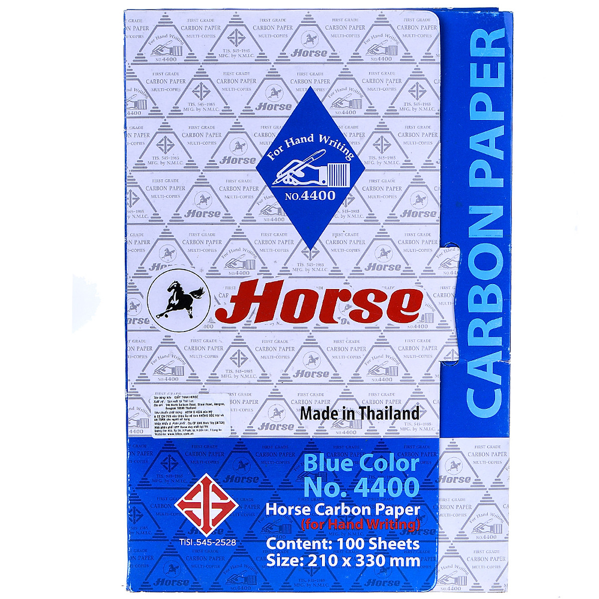 Giấy Than Horse Xanh 4400