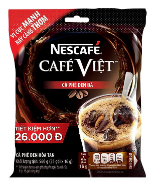 Cà phê hòa tan NESCAFÉ Café Việt Cà phê đen đá (Túi 35 gói x 16g)