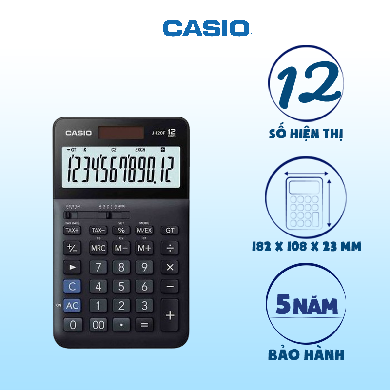 Máy tính tay Casio J-120F