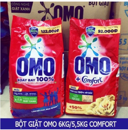 Xà bông OMO 6Kg ( bột giặt )