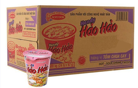 Mì Hảo Hảo chua cay ly 67g