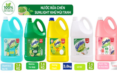 Nước rửa chén Sunlight 4 lít